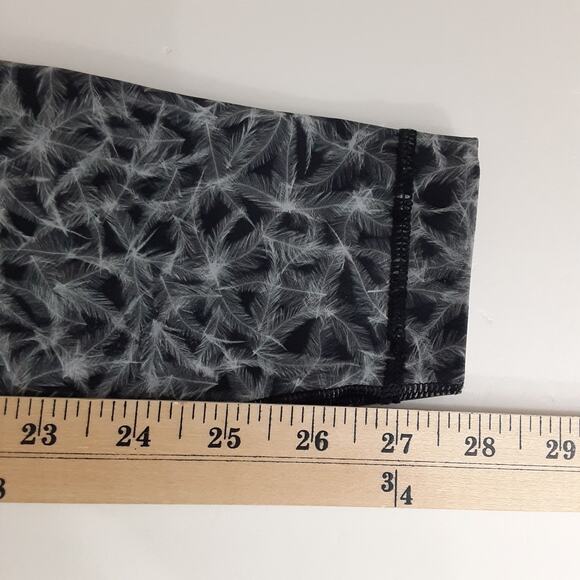 Lululemon Wunder Under Mid Rise Leggings Full Length Palms Womens 4 Gray - Picture 8 of 8